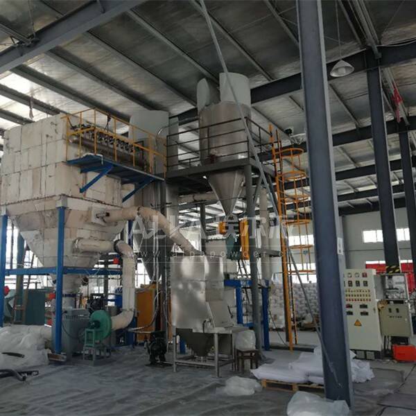 揚州某硅材料公司 上線白炭黑超細加工設備S-MQW